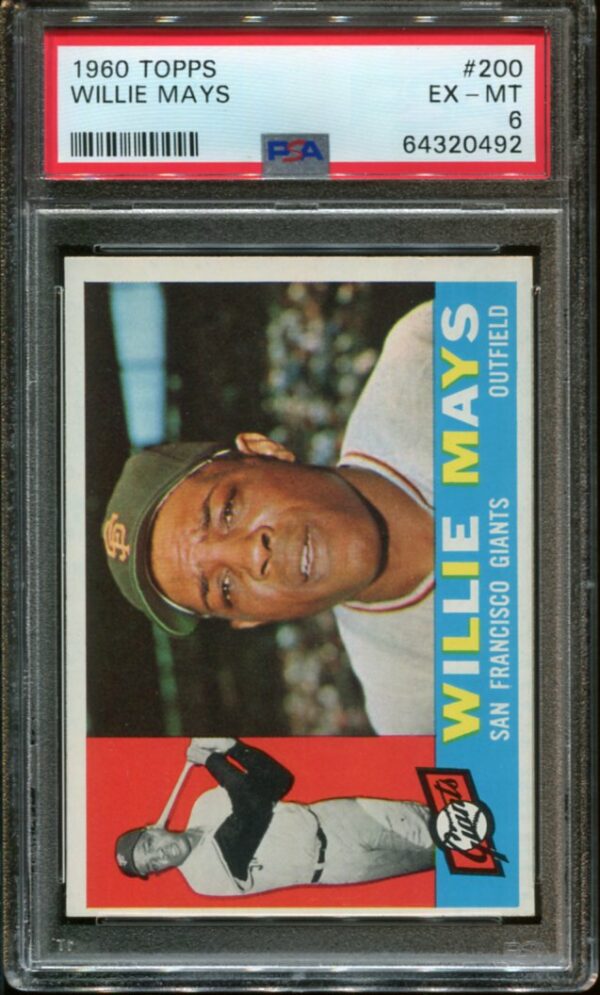 1960 Topps #200 Willie Mays PSA 6 HOF (64320492)