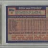 1984 Topps #8 Don Mattingly RC PSA 9 (21354240) - Image 3