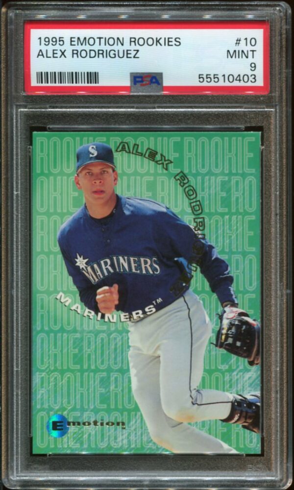 1995 Emotion Rookies #10 Alex Rodriguez PSA 9 (55510403)