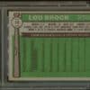 1976 Topps #10 Lou Brock PSA 9 HOF (81366120) - Image 3