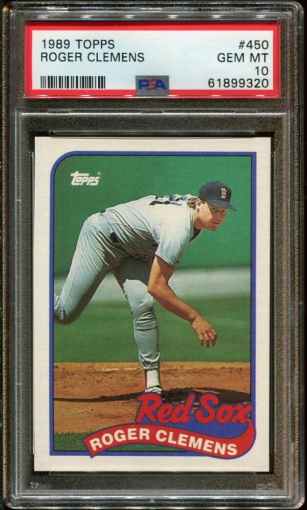 1989 Topps #450 Roger Clemens PSA 10 (61899320)