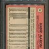 1969 Topps #100 Hank Aaron PSA 6 HOF (60677725) - Image 2