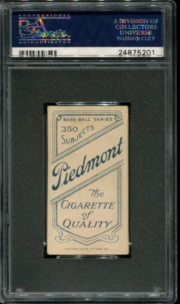 1909-11 T206 Piedmont 350 Rube Marquard Portrait PSA 4.5 HOF (24875201) - Image 2