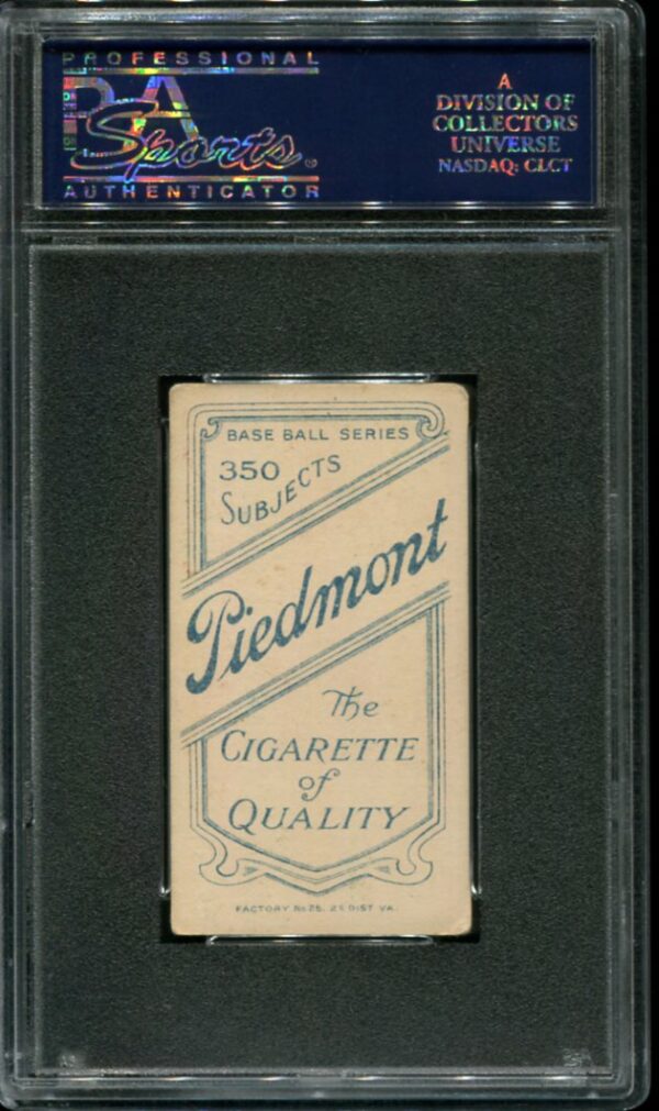 1909-11 T206 Piedmont 350 Jimmy Collins Minneapolis PSA 3 HOF (24864147) - Image 2