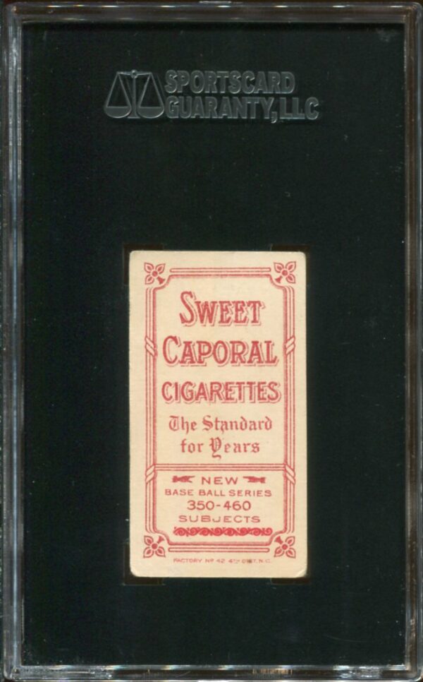 1909-11 Sweet Caporal T206 Frank "Home Run" Baker RC SGC 3 HOF (1277653-001) - Image 2