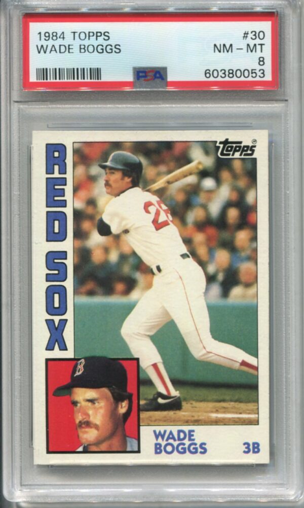 1984 Topps #30 Wade Boggs PSA 8 HOF (60380053)