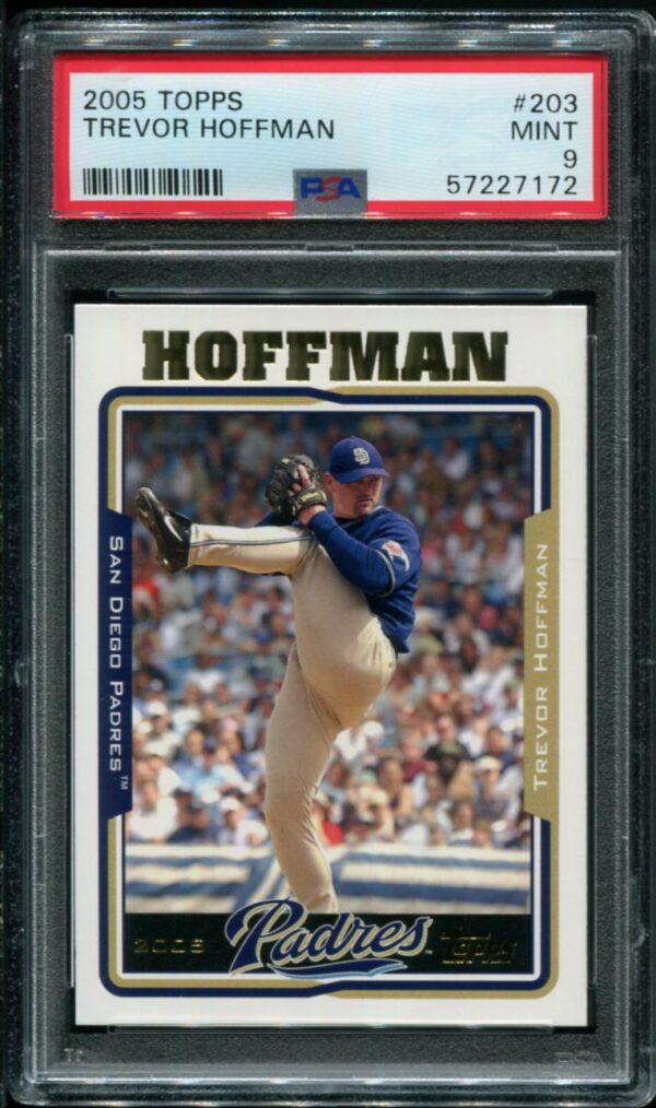2005 Topps #203 Trevor Hoffman PSA 9 HOF (57227172)