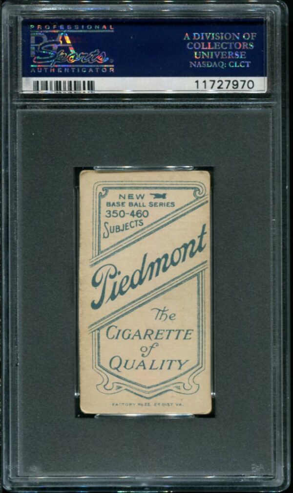 1909-11 T206 Piedmont Chief Bender (Pitching, No Trees) PSA 4 HOF (11727970) - Image 2