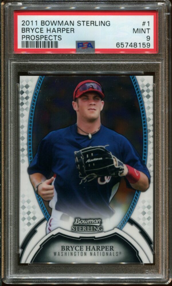 2011 Bowman Sterling #1 Bryce Harper RC PSA 9 (65748159)