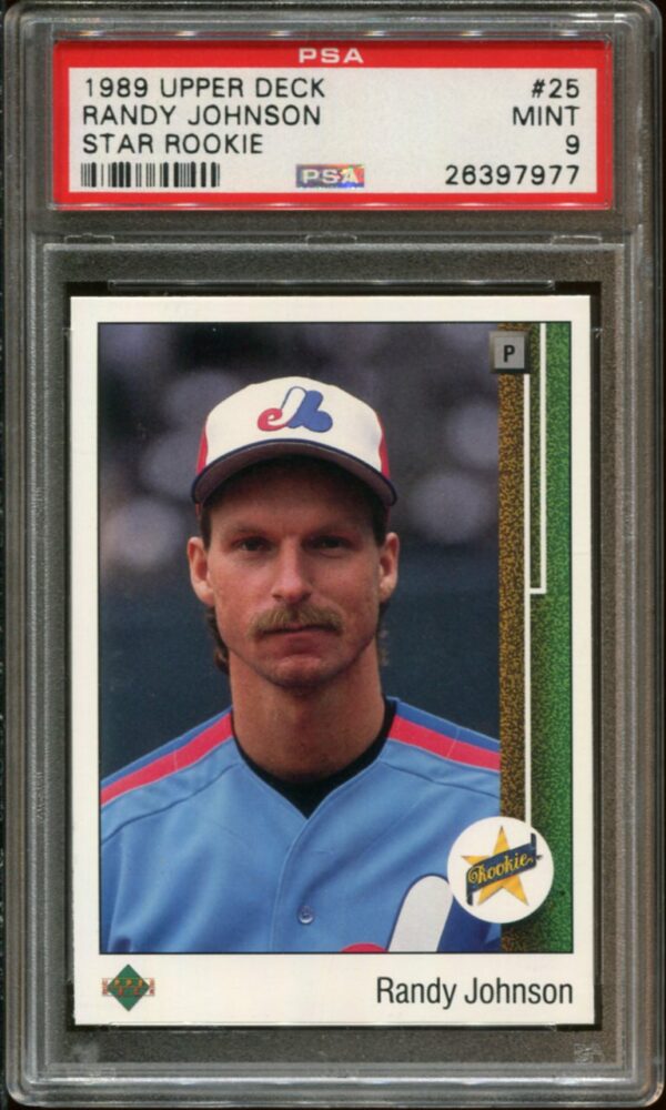 1989 Upper Deck #25 Randy Johnson RC PSA 9 HOF - WEBSITE EXCLUSIVE PRICE