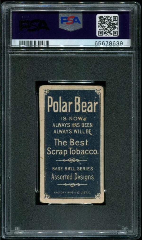 1909-11 T206 Polar Bear Vic Willis "Throwing" PSA 2 HOF (65678639) - Image 2