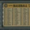 1960 Topps #332 Yankees Team PSA 6 (60677029) - Image 4