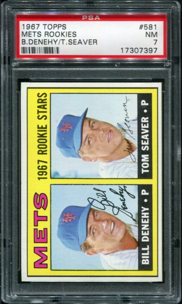 1967 Topps #581 Tom Seaver RC PSA 7 HOF (17307397)