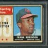 1968 Topps #373 Frank Robinson All Star PSA 7 HOF (68204201) - Image 3