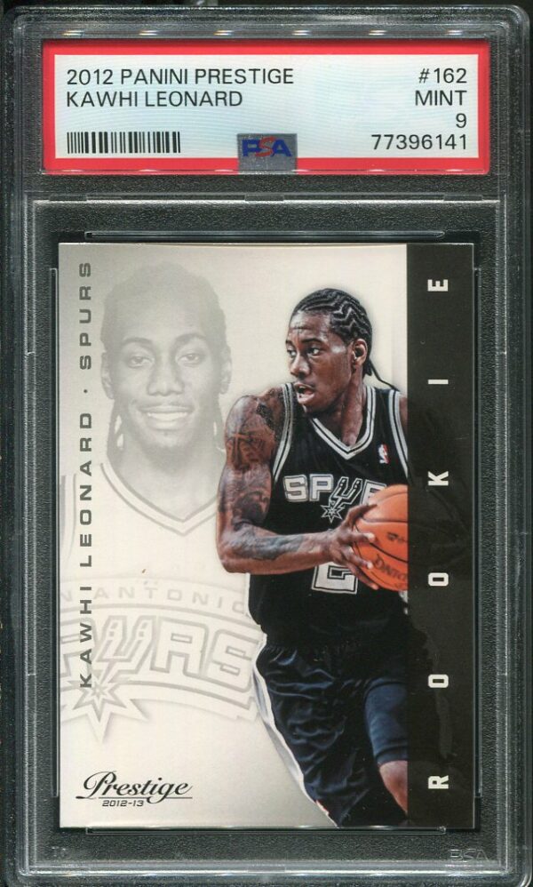 Authentic 2012 Panini Prestige #162 Kawhi Leonard PSA 9 Rookie Basketball Card