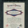 Babe Ruth's 2001 Upper Deck SP Authentic Sultan Of Swatch #SOS16 Game-Used Jersey Swatch with a BGS MINT 9 grade