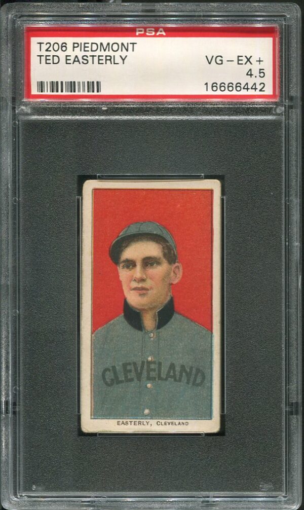 1909-11 T206 Piedmont Ted Easterly PSA 4.5 Baseball Card
