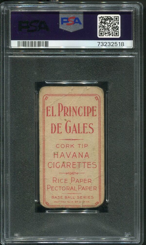 1909-11 T206 El Principe De Gales Johnny Evers (Portrait) PSA Authentic Baseball Card
