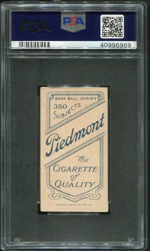 1909-11 T206 Piedmont 350 Jack Hannifan (Hannifin On Card) PSA 4.5 Vintage Baseball Card