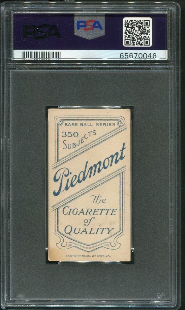 1909-11 T206 Piedmont 350 Red Murray (Batting) PSA 4 Baseball Card