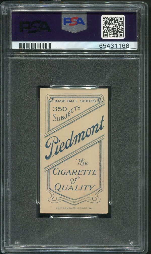 1909-11 T206 Piedmont 350 Frank Smith (Chicago, F. Smith) PSA 4 Baseball Card