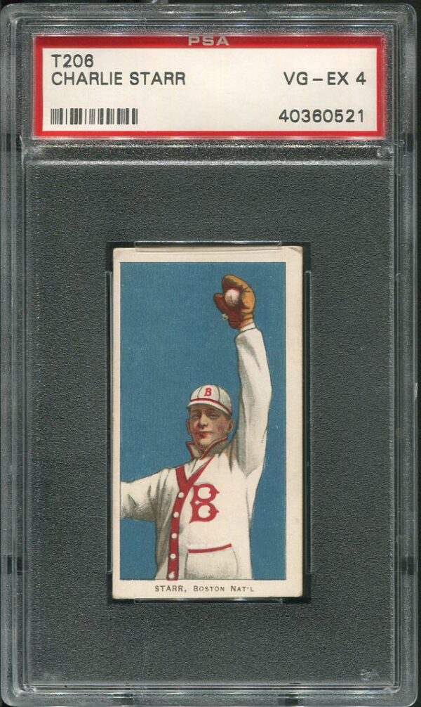 1909-11 T206 Charlie Starr PSA 4 Baseball Card