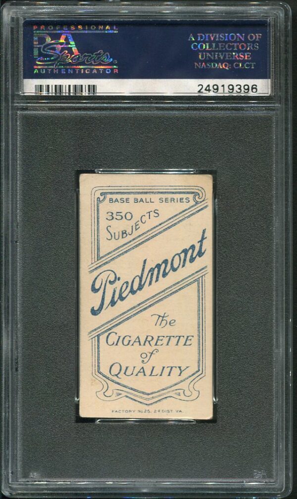 1909-11 T206 Piedmont 350 Ed Willetts (Willett) PSA 4 Baseball Card