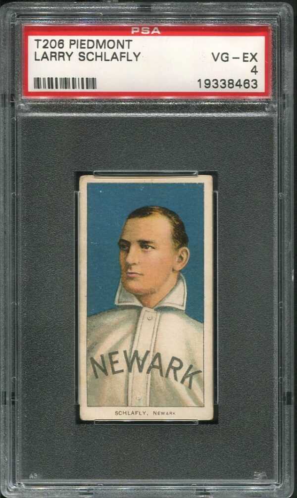 1909-11 T206 Piedmont Larry Schlafly PSA 4 Baseball Card