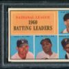 1961 Topps #41 NL Batting Leaders Willie Mays & Roberto Clemente PSA 6 Baseball Card