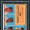 1961 Topps #41 NL Batting Leaders Willie Mays & Roberto Clemente PSA 6 Baseball Card