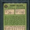 Authentic 1967 Topps #50 Tony Oliva PSA 5 Baseball Card