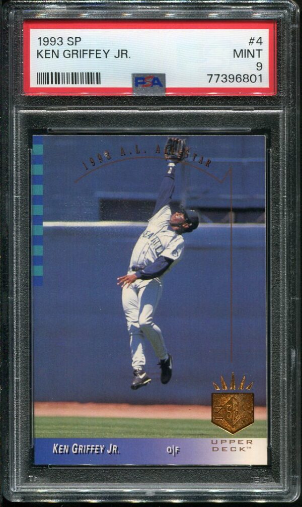 Authentic 1993 Upper Deck SP #4 Ken Griffey, Jr. PSA 9 Baseball Card