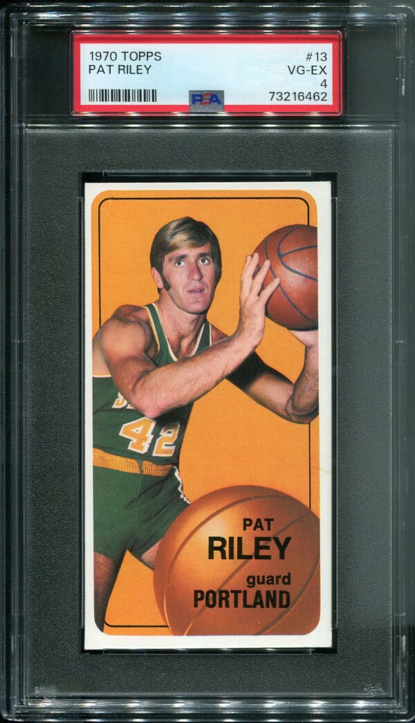 Authentic 1970 Topps #13 Pat Riley PSA 4 Rookie Basketball Card