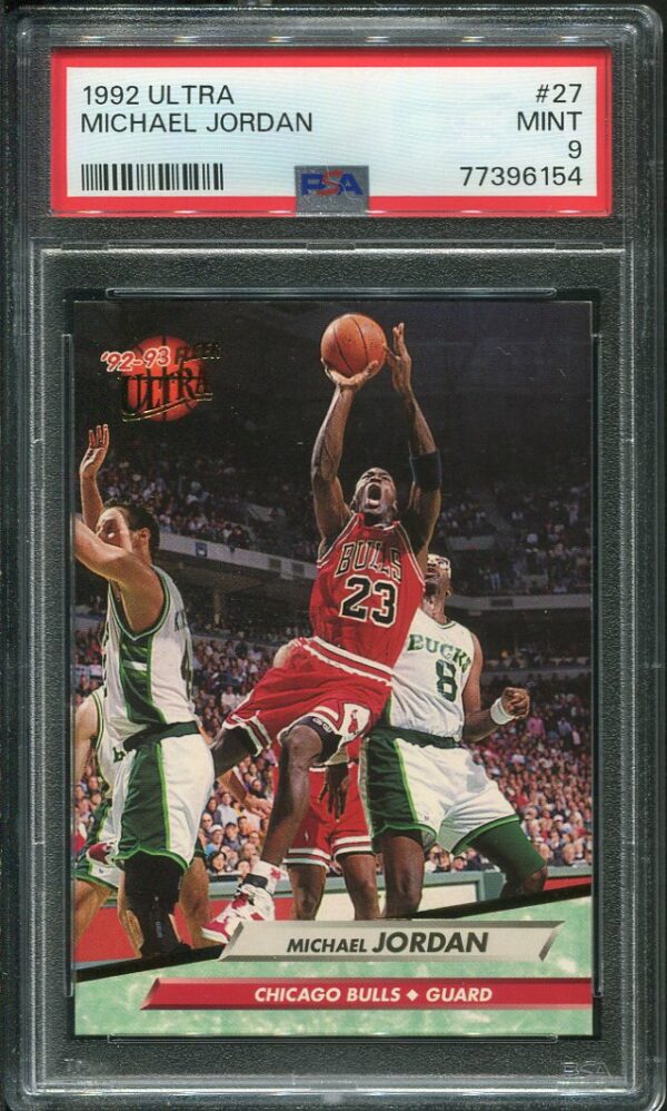 Authentic 1992 Ultra #27 Michael Jordan PSA 9 Basketball Card