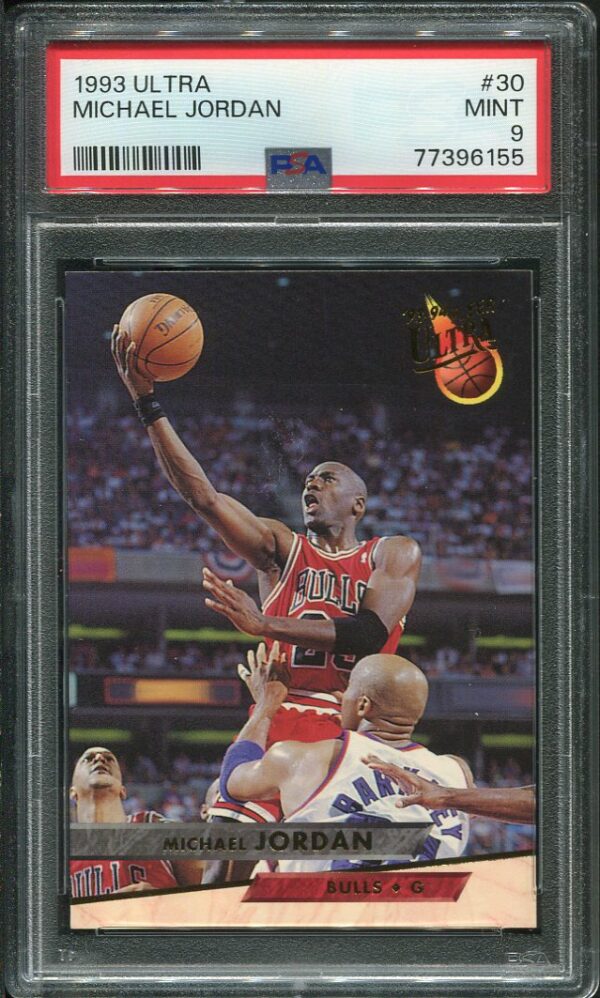 Authentic 1993 Ultra #30 Michael Jordan PSA 9 Basketball Card