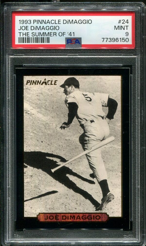 1994 Pinnacle Joe DiMaggio #24 The Summer of 1941 PSA 9 Baseball Card