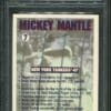 1996 Topps #7 Mickey Mantle Commemorative PSA 9 Baseball Card