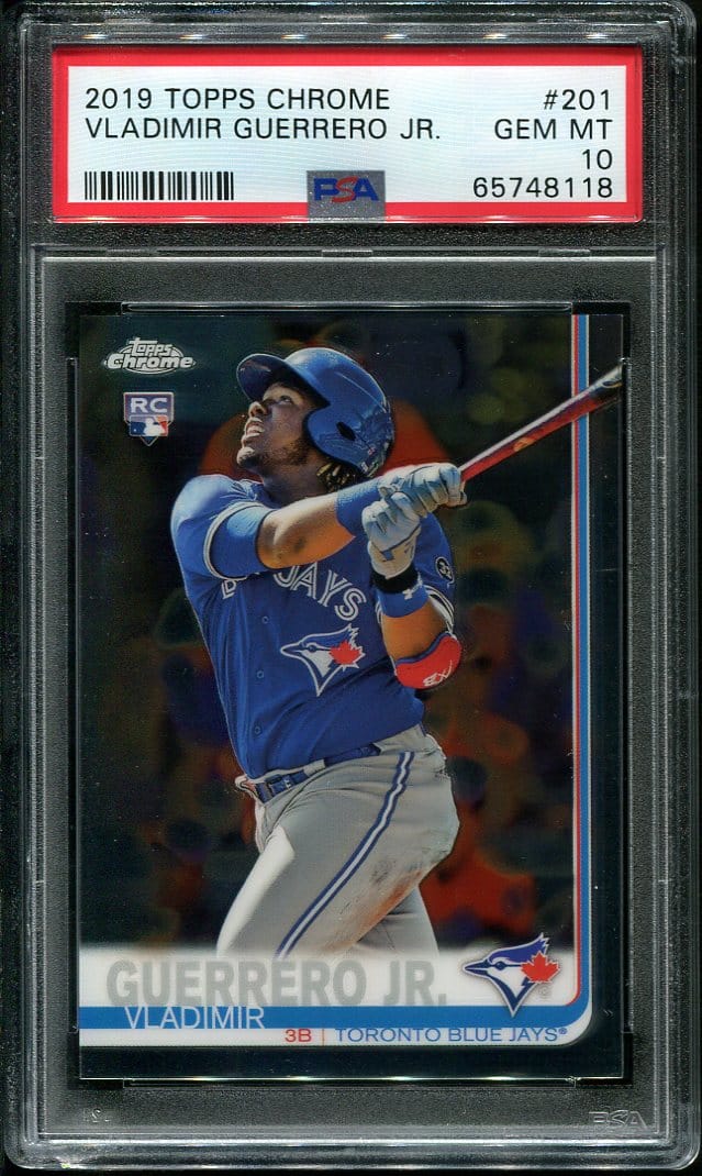 2019 Topps Chrome #201 Vladimir Guerrero, Jr. RC PSA 10 (65748118