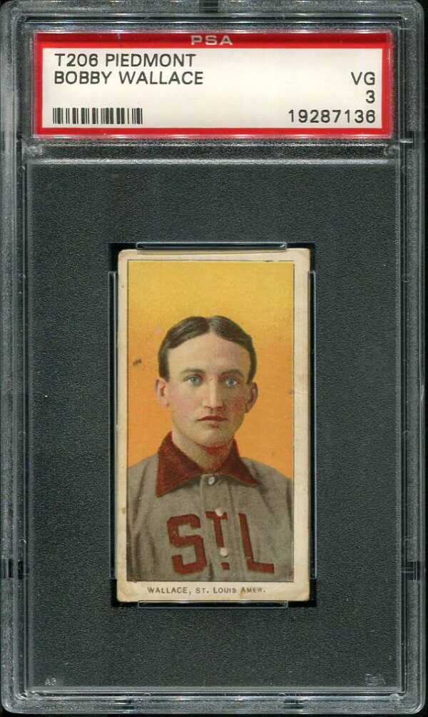 1909-11 T206 Piedmont Bobby Wallace PSA 3 Baseball Card