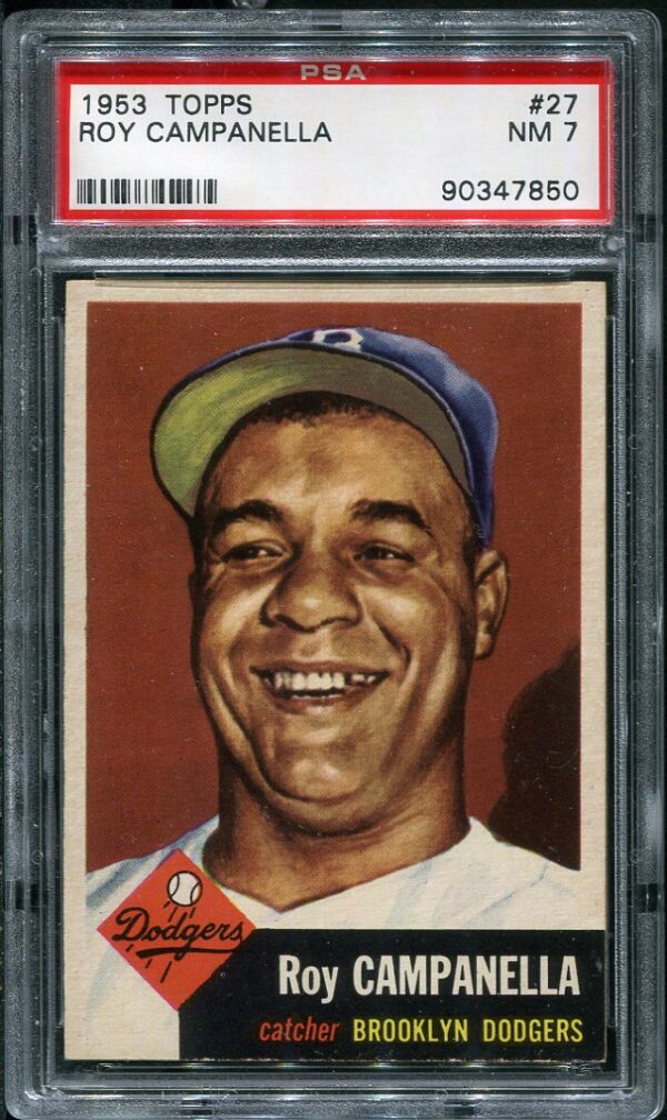 1953 Topps #27 Roy Campanella PSA 7 Baseball card