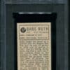 Authentic 1963 Bazooka Silver #17 Babe Ruth PSA 6 Baseball Card