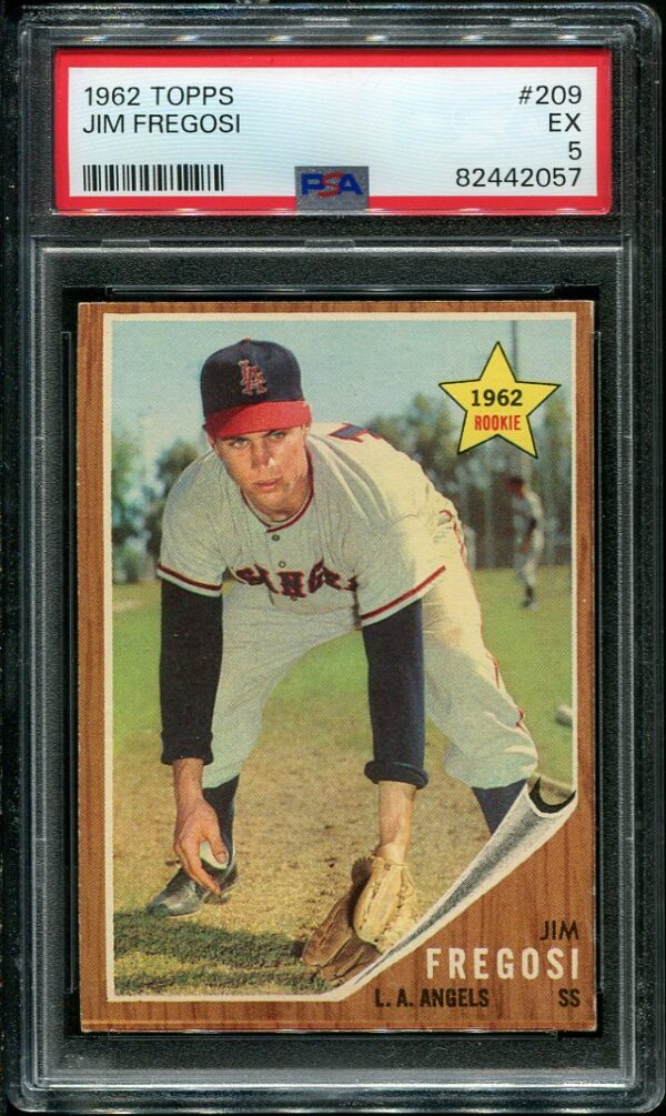 Authentic 1962 Topps #209 Jim Fregosi PSA 5 Rookie Baseball Card