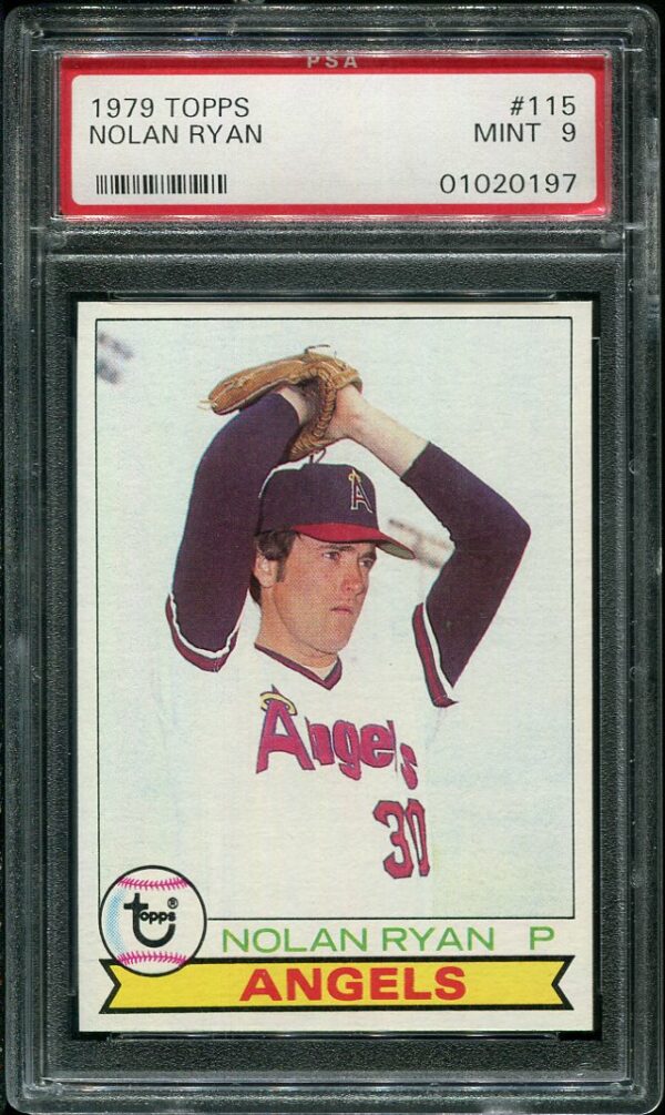 Authentic 1979 Topps #115 Nolan Ryan PSA 9 Baseball Card