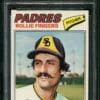Authentic 1977 Topps #523 Rollie Fingers PSA 8 Baseball Card