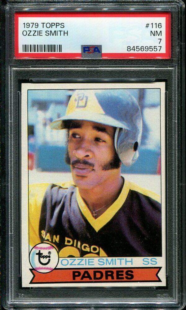 Authentic 1979 Topps #116 Ozzie Smith PSA 7 Rookie Baseball Card