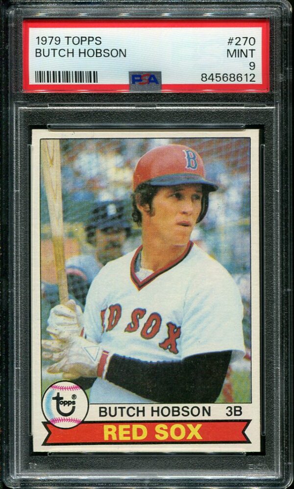 Authentic 1979 Topps #270 Butch Hobson PSA 9 Baseball Card