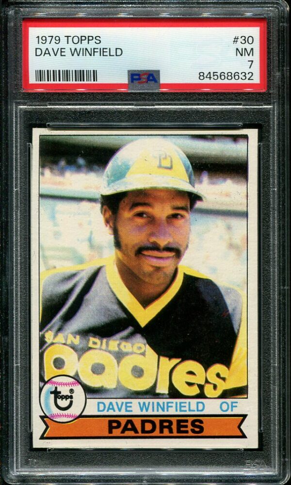 Authentic 1979 Topps #30 Dave Winfield PSA 7 Baseball Card
