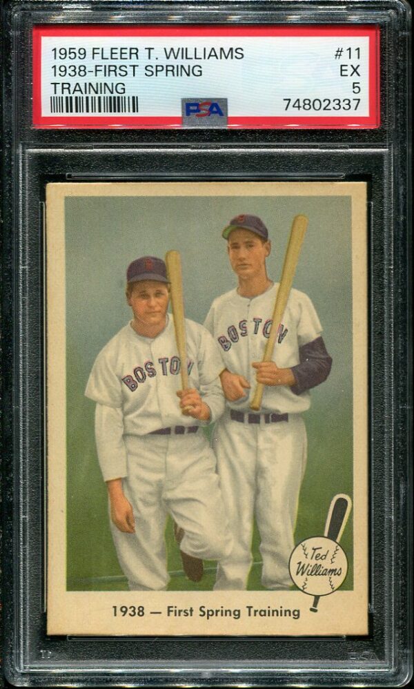 1959 Fleer Ted Williams #11 PSA 5 Baseball Card