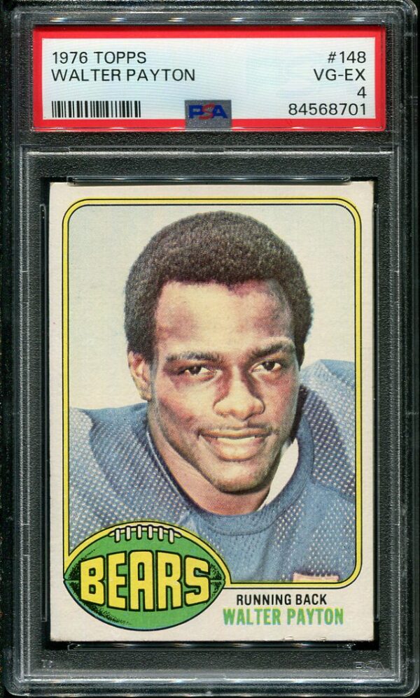 Authentic 1976 Topps #148 Walter Payton PSA 4 Rookie Football Card