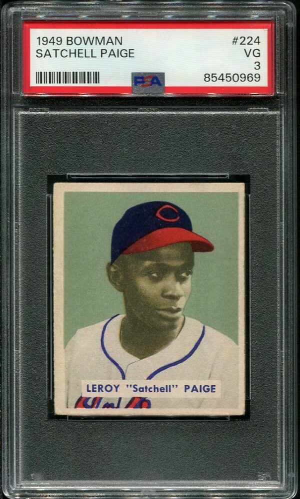 Roy Partee's 1949 Bowman #224 Satchell Paige PSA 3 Vintage Baseball Card